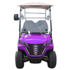 Carrito de golf estilo B 2 asientos morado 