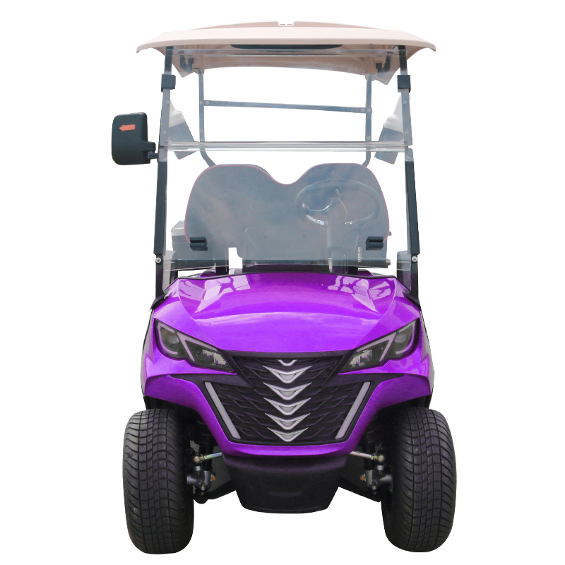 Carrito de golf estilo B 2 asientos morado 