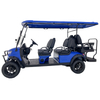 Carro de golf estilo B 4+2 asientos azul 