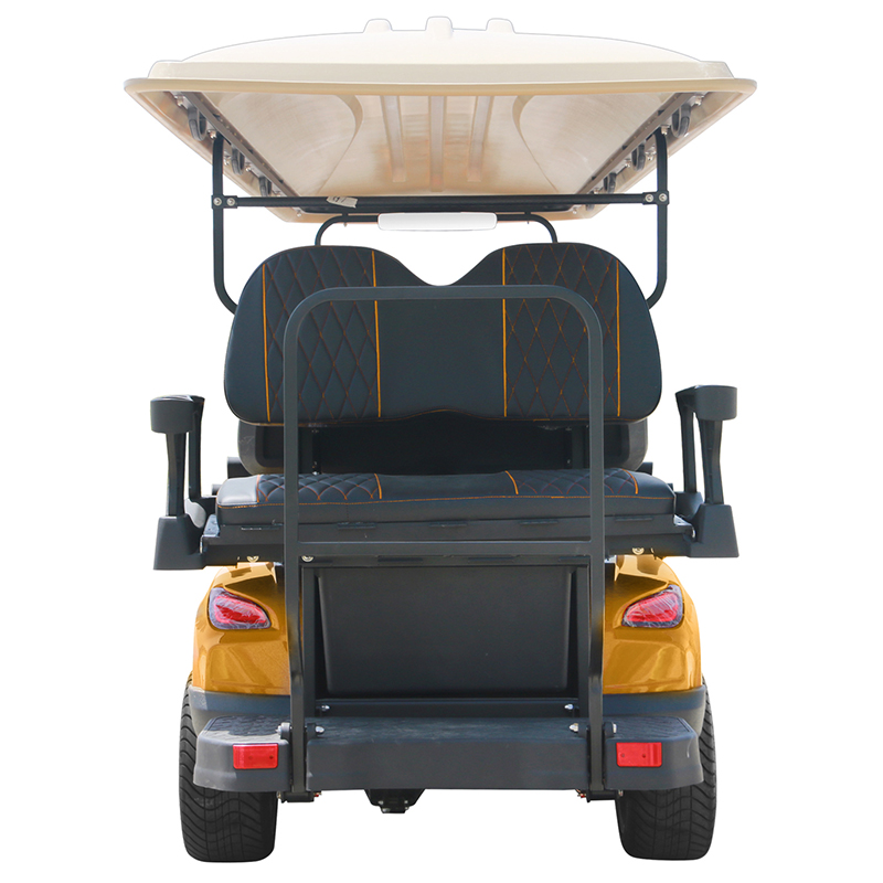 Carrito de golf estilo B 6+2 asientos amarillo 