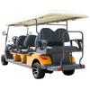 Carrito de golf estilo B 6+2 asientos amarillo 