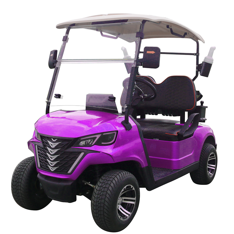 Carrito de golf estilo B 2 asientos morado 