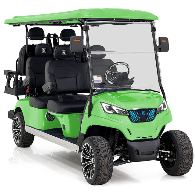 Carro de golf Aerfa 4+2 plazas verde hierba