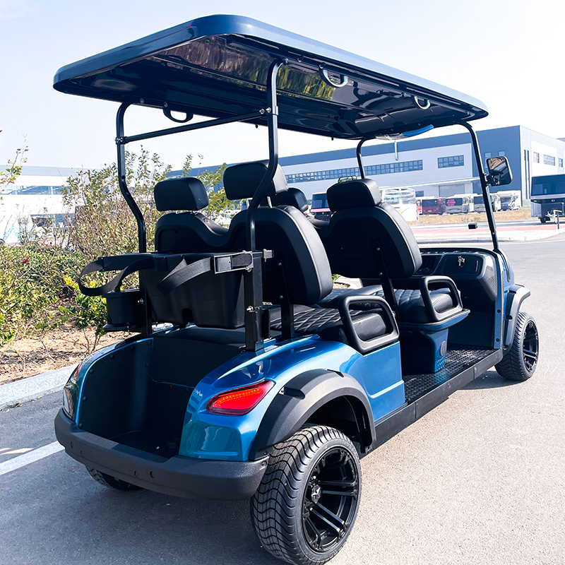 Carro de golf estilo C 4 asientos azul