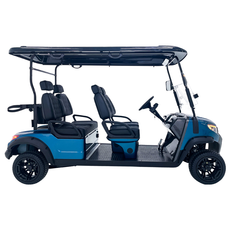 Carro de golf estilo C 4 asientos azul