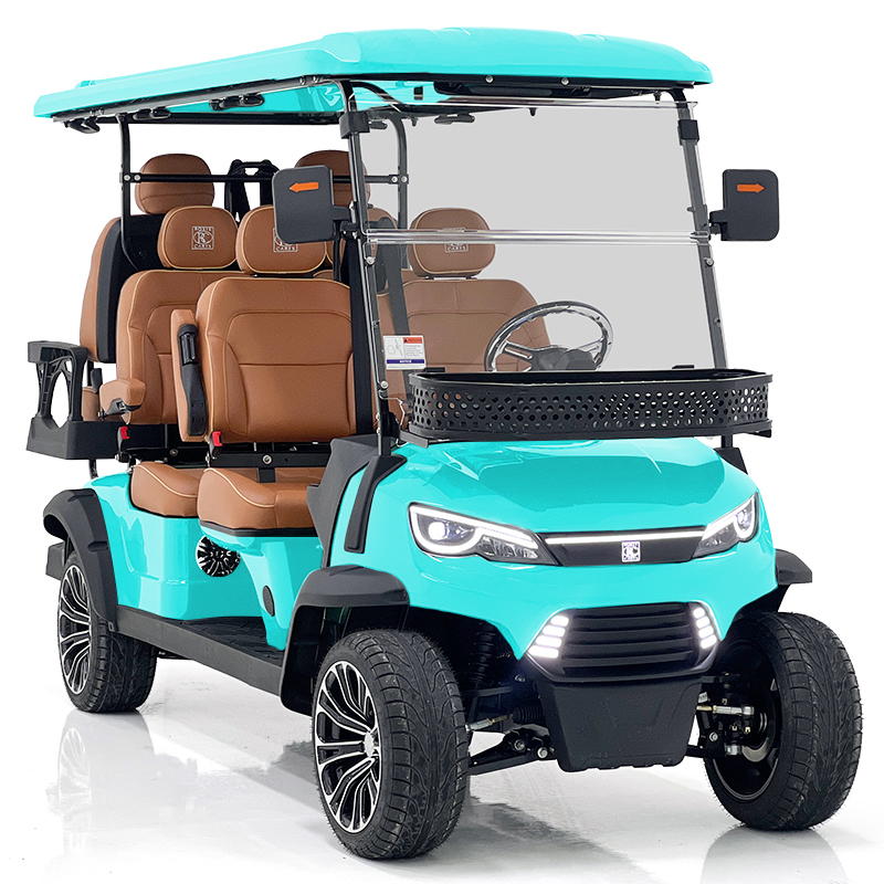 Carro de caza Style H 4+2 plazas Azul menta