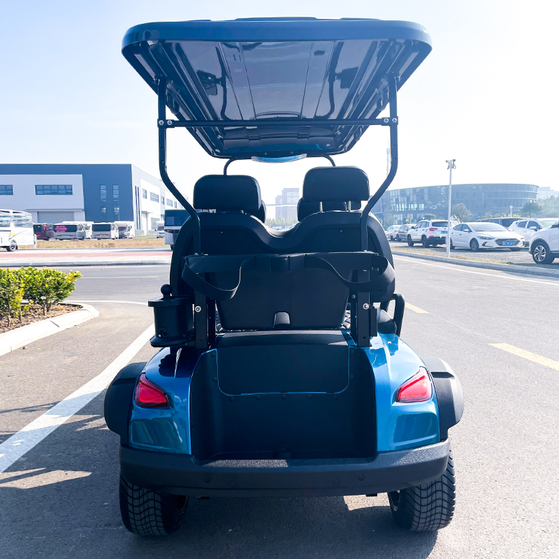 Carro de golf estilo C 4 asientos azul