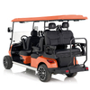 Carro de golf Aerfa 4+2 plazas naranja