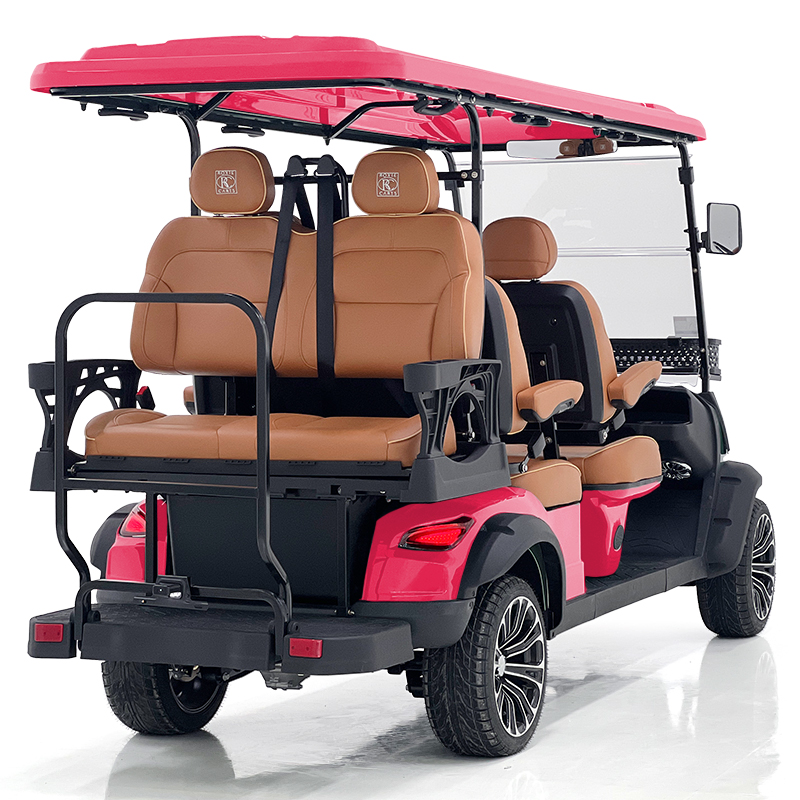 Carro de caza estilo H 4+2 plazas rosa rojo