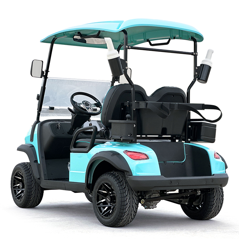 Carro de golf estilo C 2 asientos verde menta