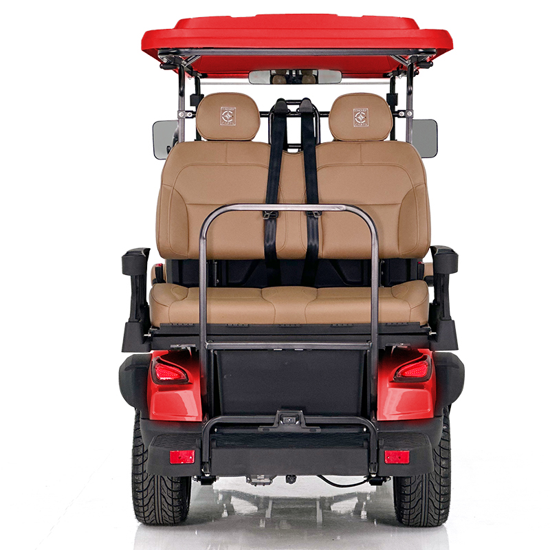 Carro de golf Style Aerfa 2+2 plazas rojo