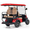 Carro de golf Style Aerfa 2+2 plazas rojo