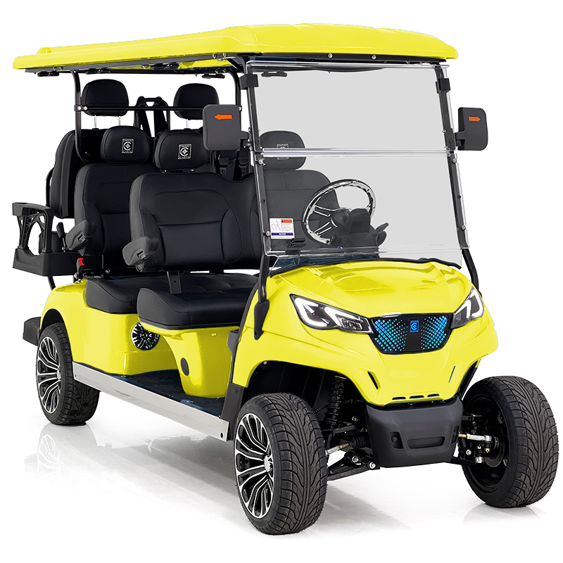 Carro de golf Aerfa 4+2 plazas amarillo