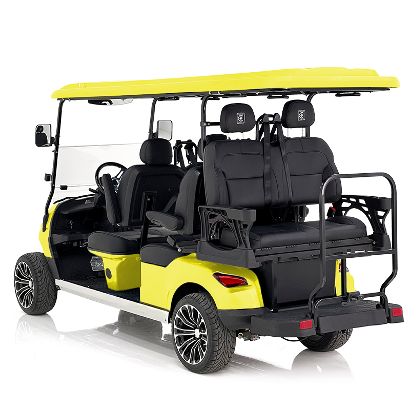 Carro de golf Aerfa 4+2 plazas amarillo