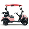 Carro de golf estilo C 2 asientos rosa